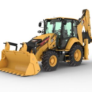 Tractopelle CAT 428 commercialisé en afrique